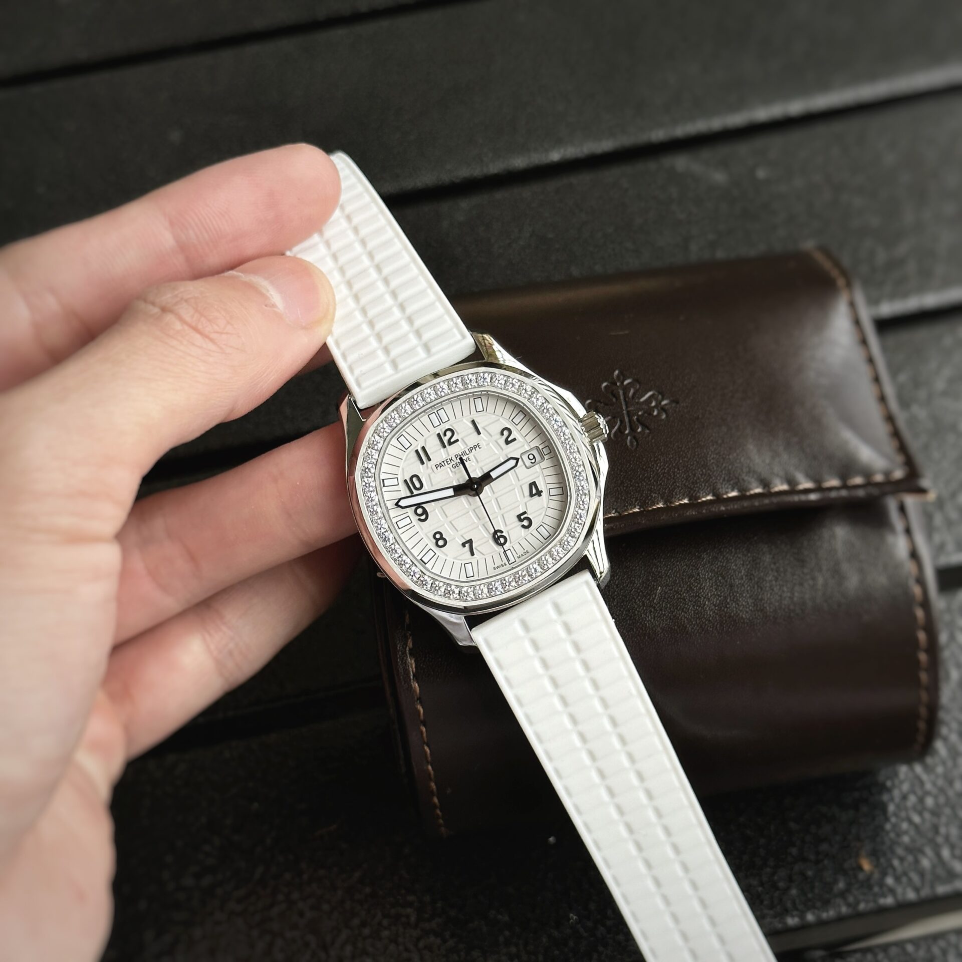 Patek Philippe Fake Watches Aquanaut 5067 White Dial PPF Factory 35.6mm - Elite Watch Atelier