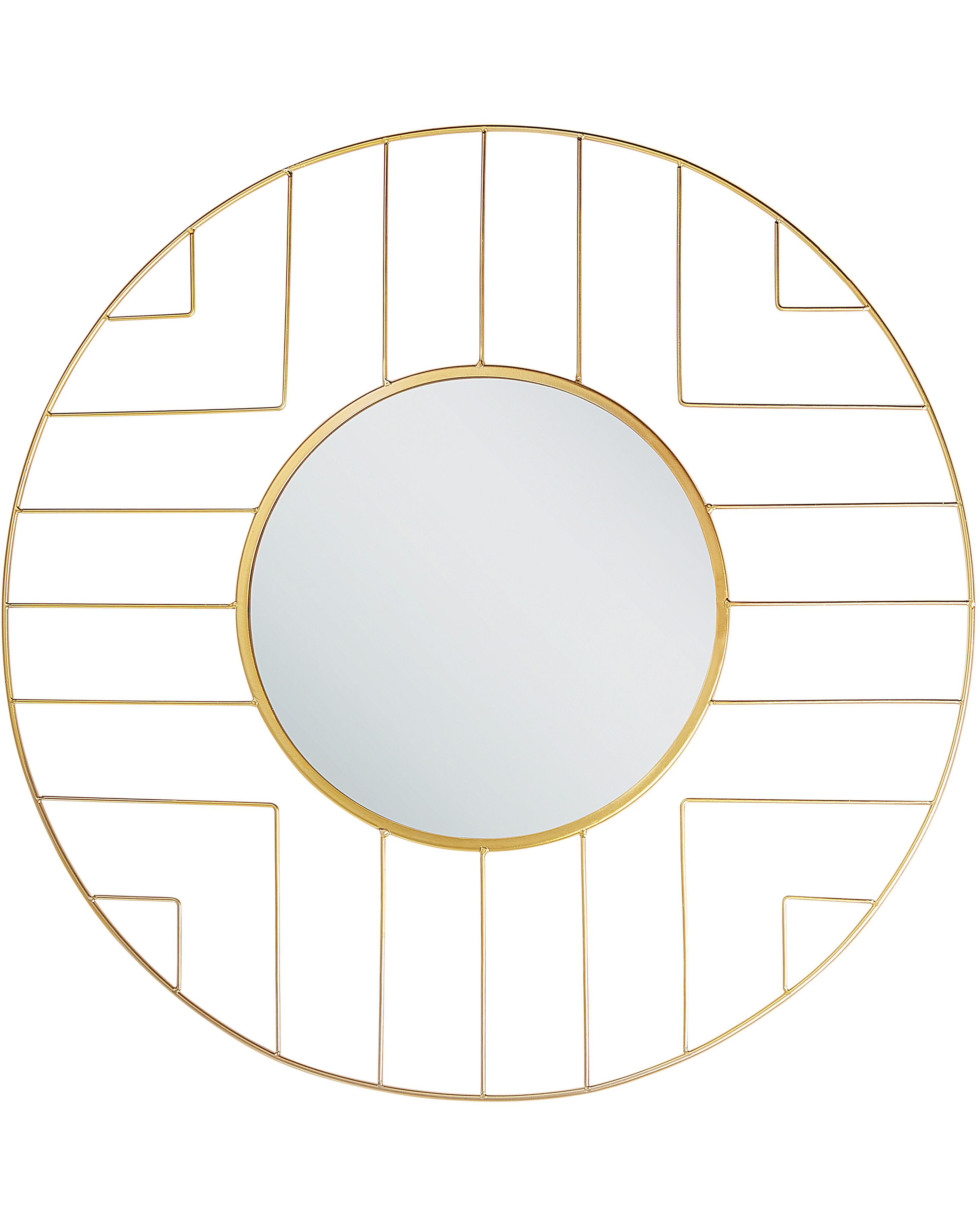 Wall Mirror HESDIN 60 cm 60 cm Metal Gold