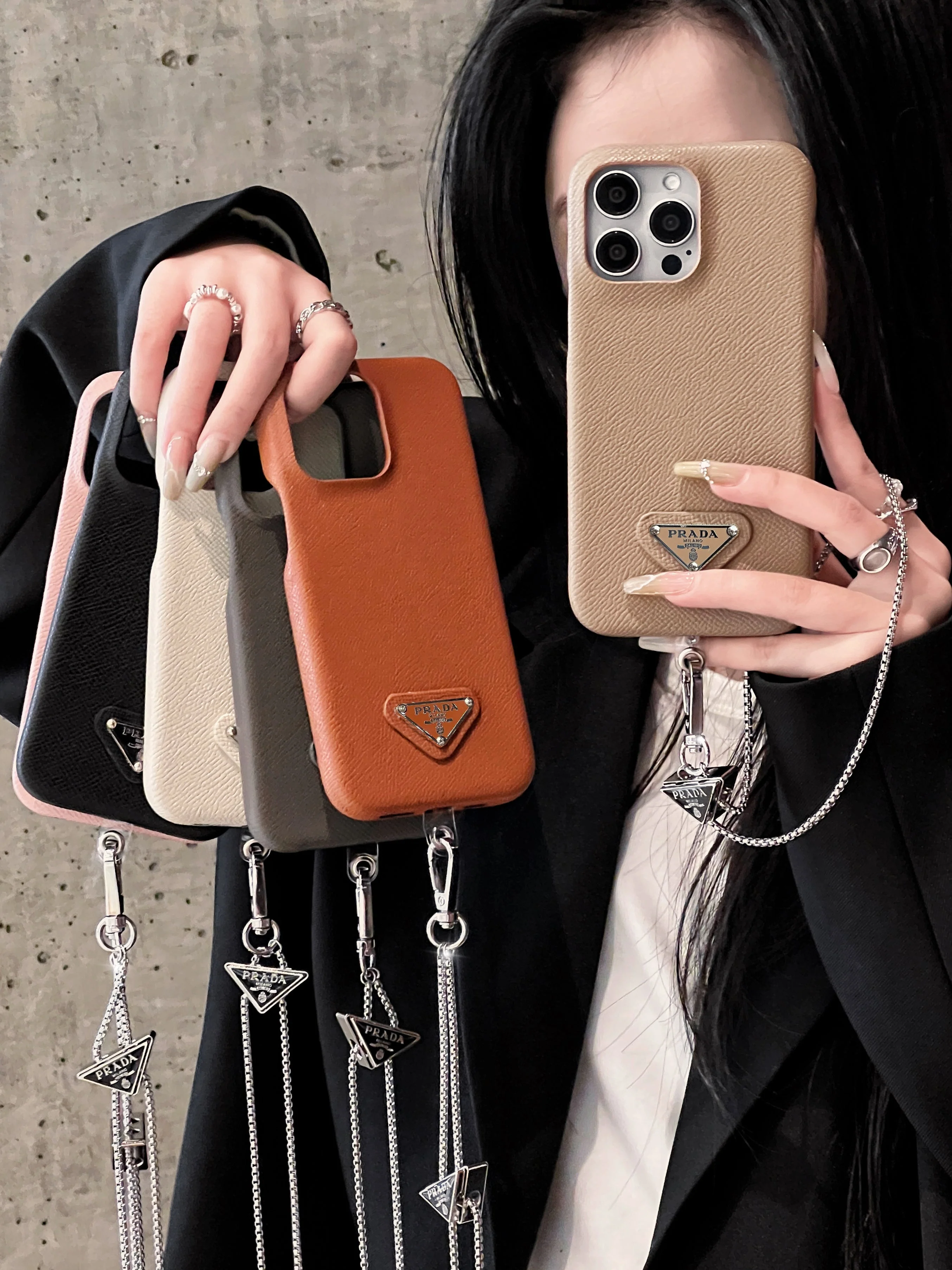 Pra Leather Crossbody iPhone Case - Wholesale & Influencer