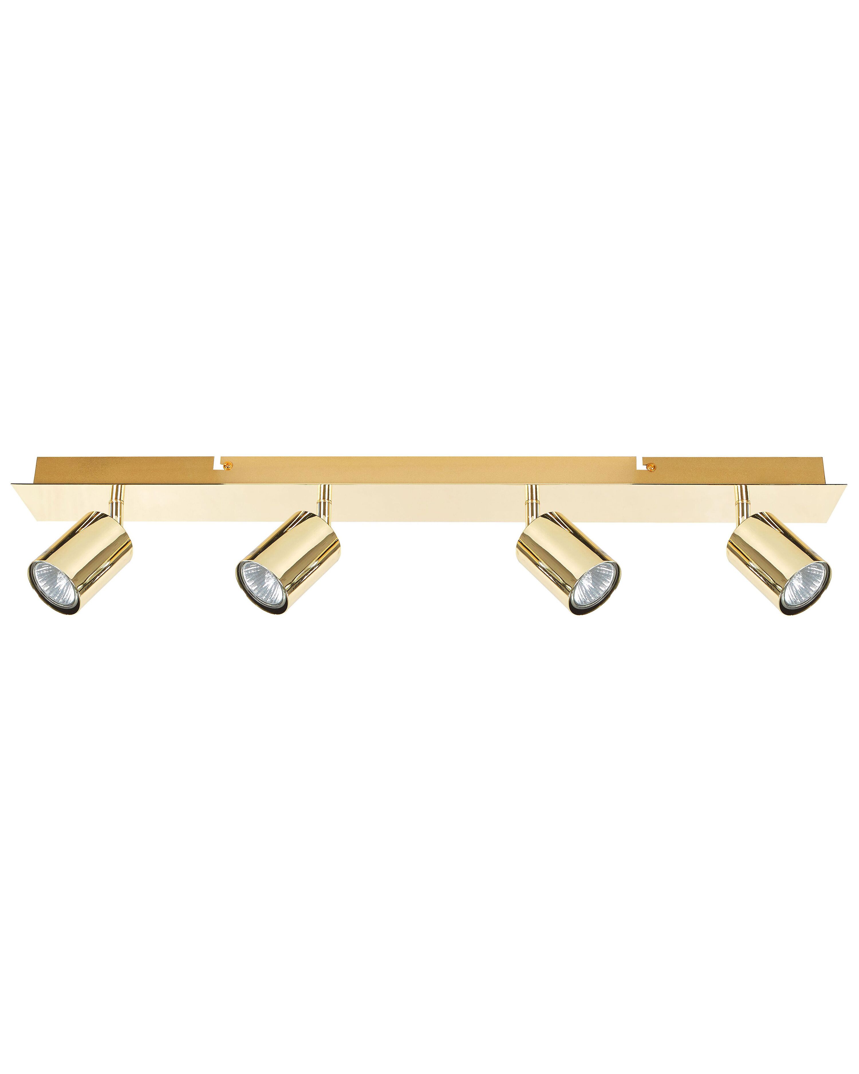 4 Light Spotlight TIGRIS Adjustable Metal Gold