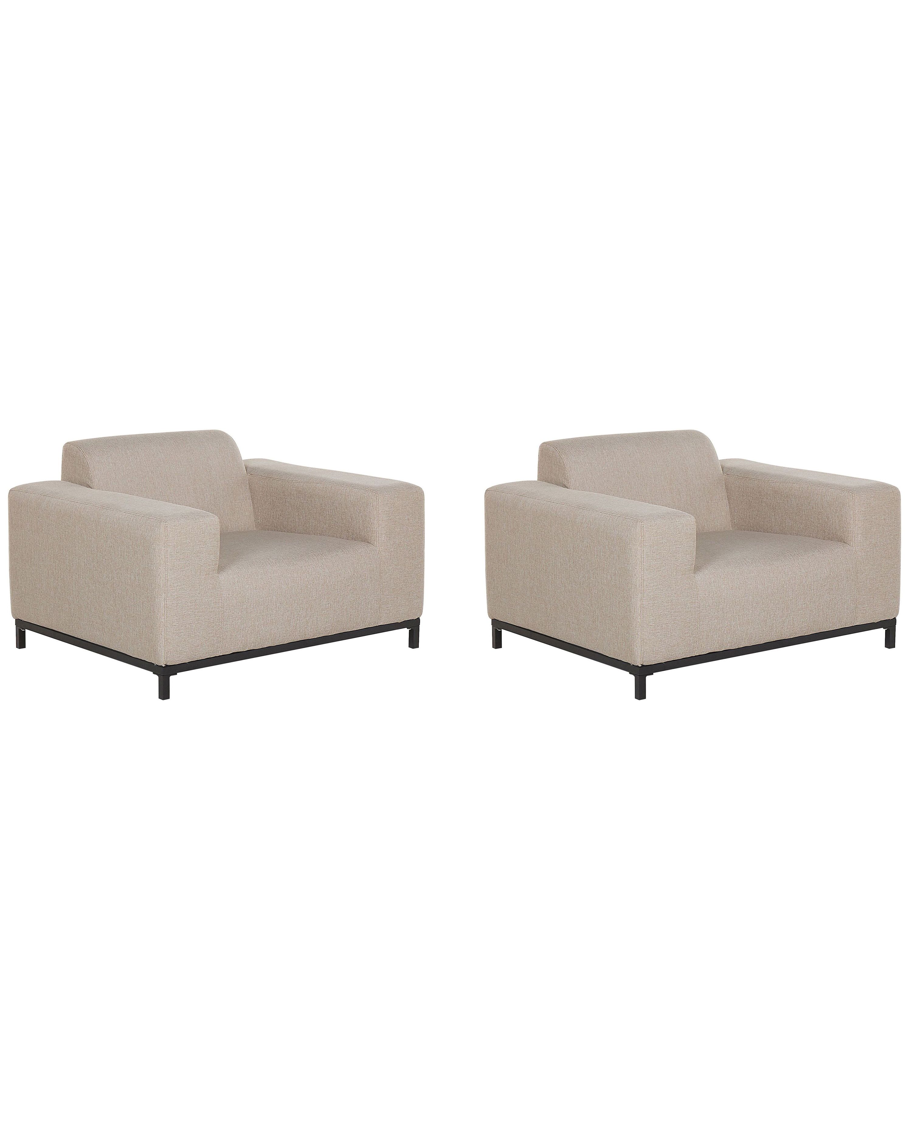 Armchair ROVIGO Fabric Beige