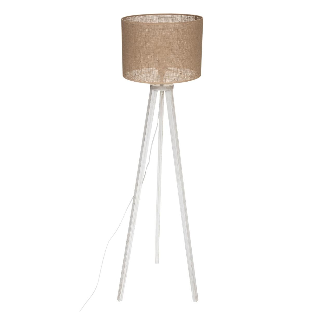 Tripod floor lamp "Elva" Wood, H.143 cm