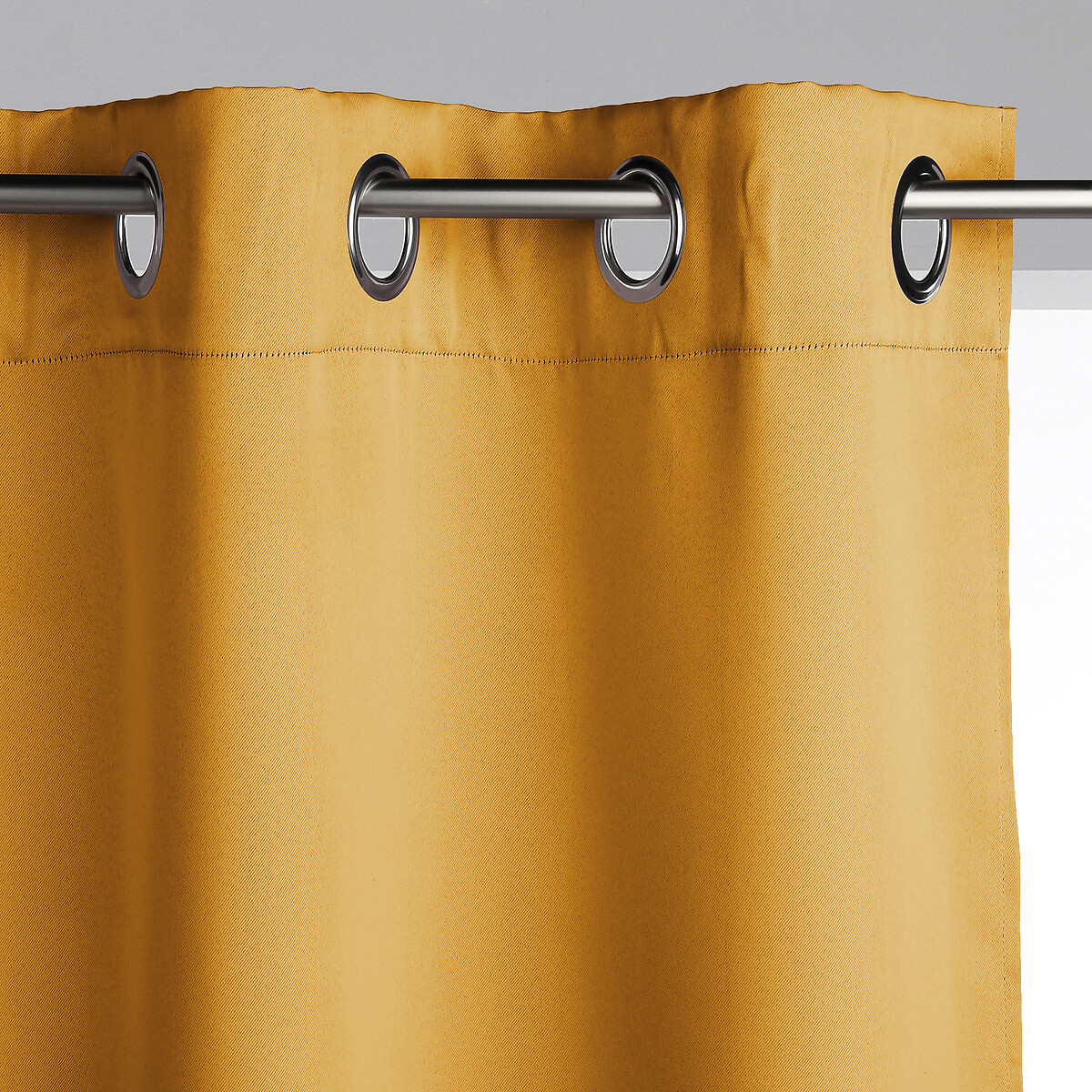 Set of 2 blackout curtains Mustard yellow, 135x240 cm