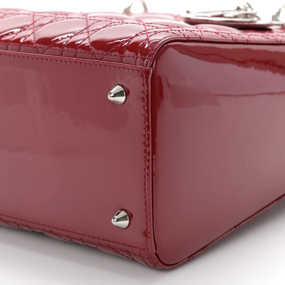 Get the Perfect Superfake Dior Dark Red Medium Lady Dior Bag1:1High-quality replica
