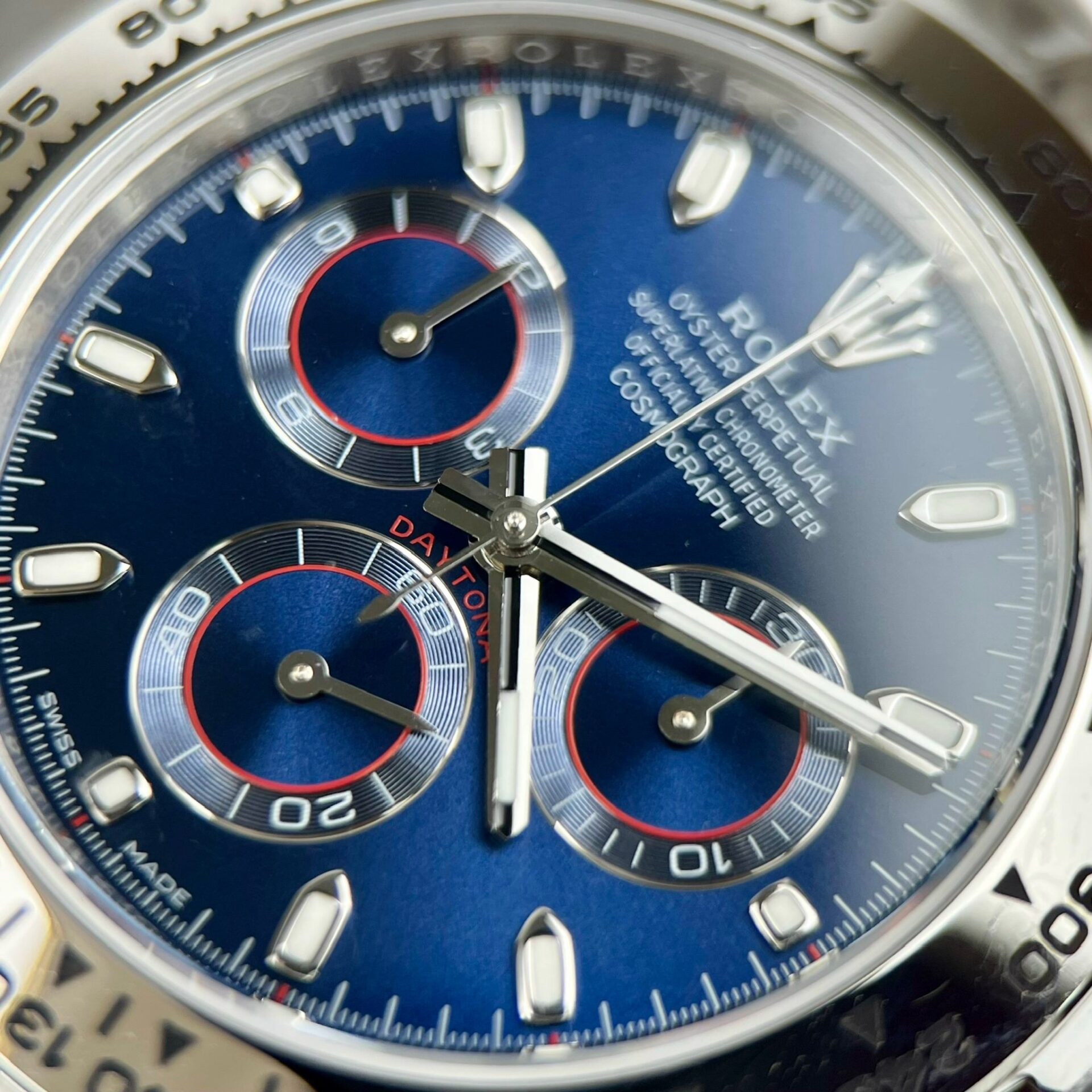 Rolex Replica 1:1 Watch Cosmograph Daytona 116509 Blue Dial 40mm - Elite Watch Atelier