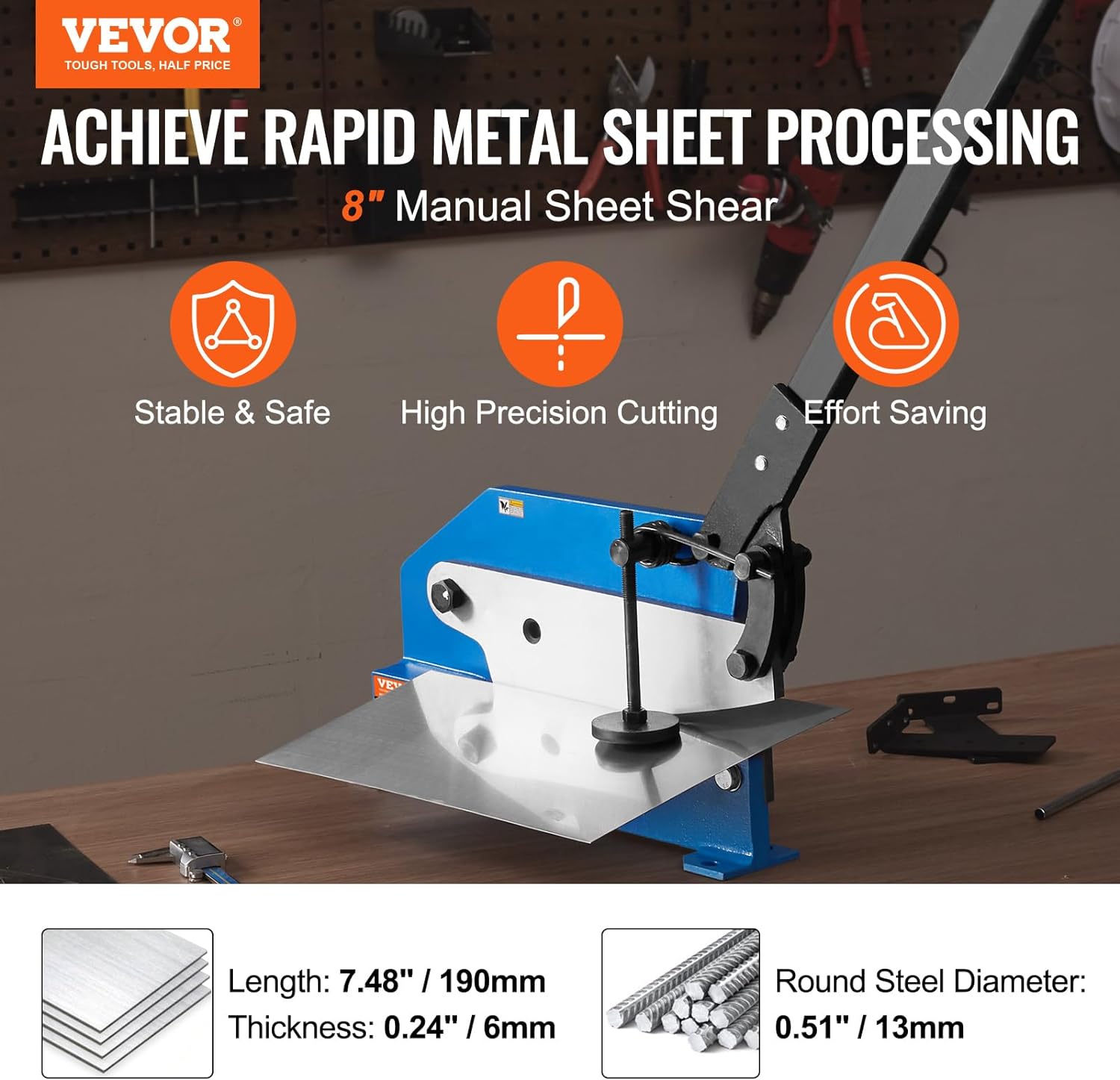 VEVOR Hand Plate Shear 8