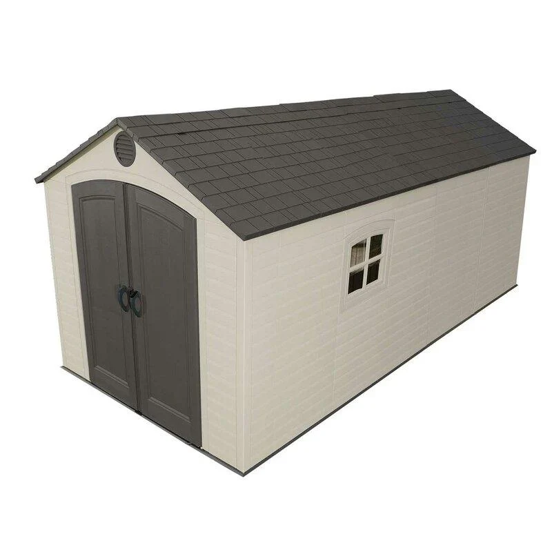 Lifetime Plastic Storage Shed 8 ft. W x 15 ft. D, Desert Sand - 60075 - Image 24 Lifetime Plastic Storage Shed 8 ft. W x 15 ft. D, Desert Sand - 60075 - Image 24