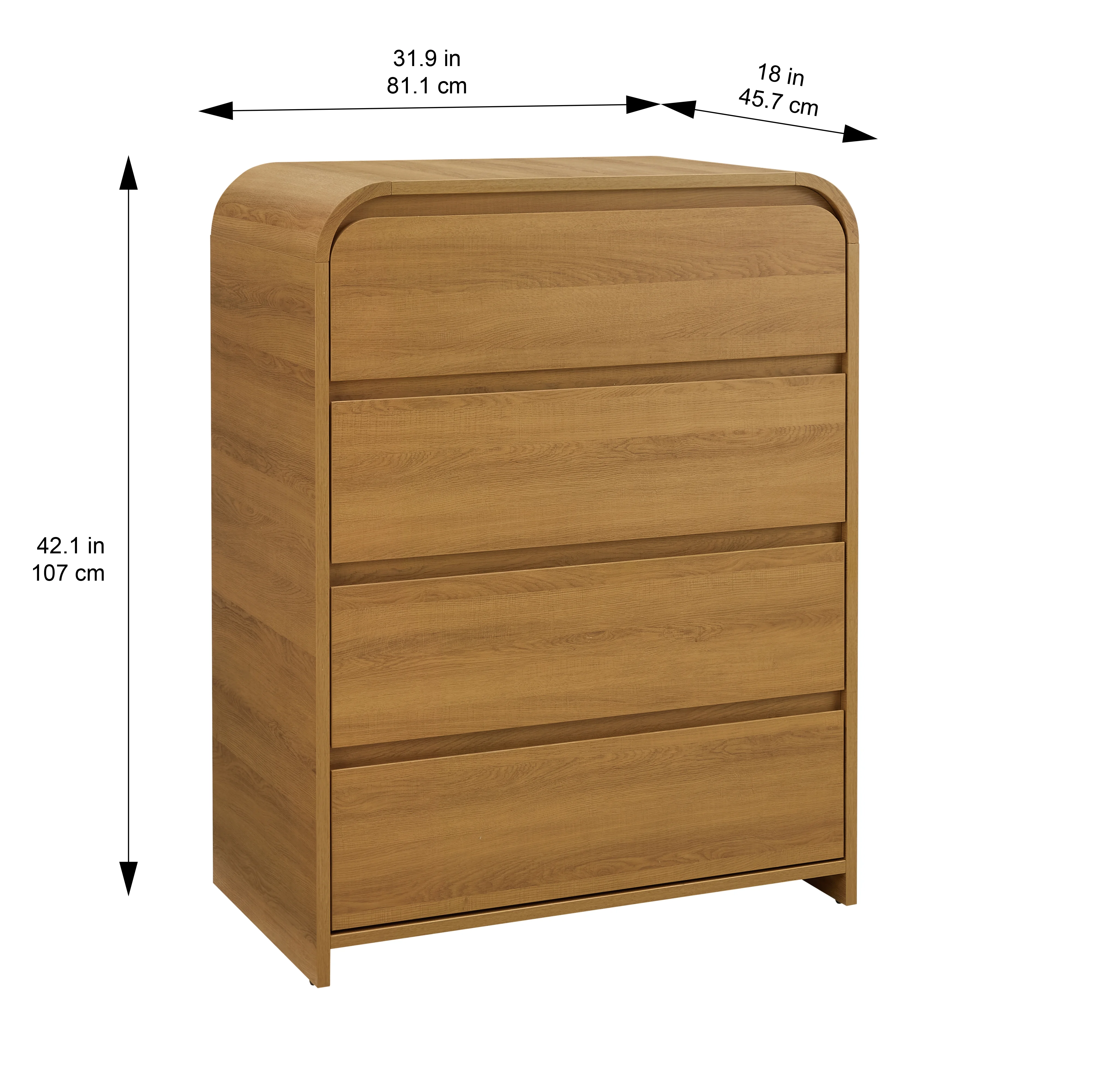 Better Homes & Gardens Juliet Dresser, Light Honey Finish - Image 5