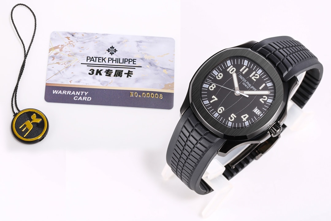 Fake Patek Philippe Replica Watch Aquanaut Limited Edition Black DLC-PVD(1:1 replica) - Top club