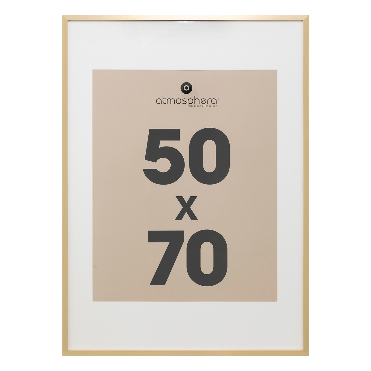 Photo frame "Manu" Golden, 50x70 cm