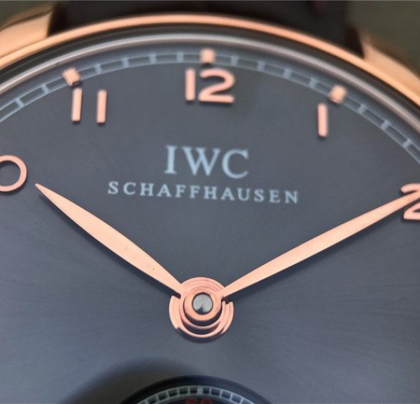 Replica IWC ZF Portuguese IW545406 RG Brown Dial Leather Strap A6498 - Top club