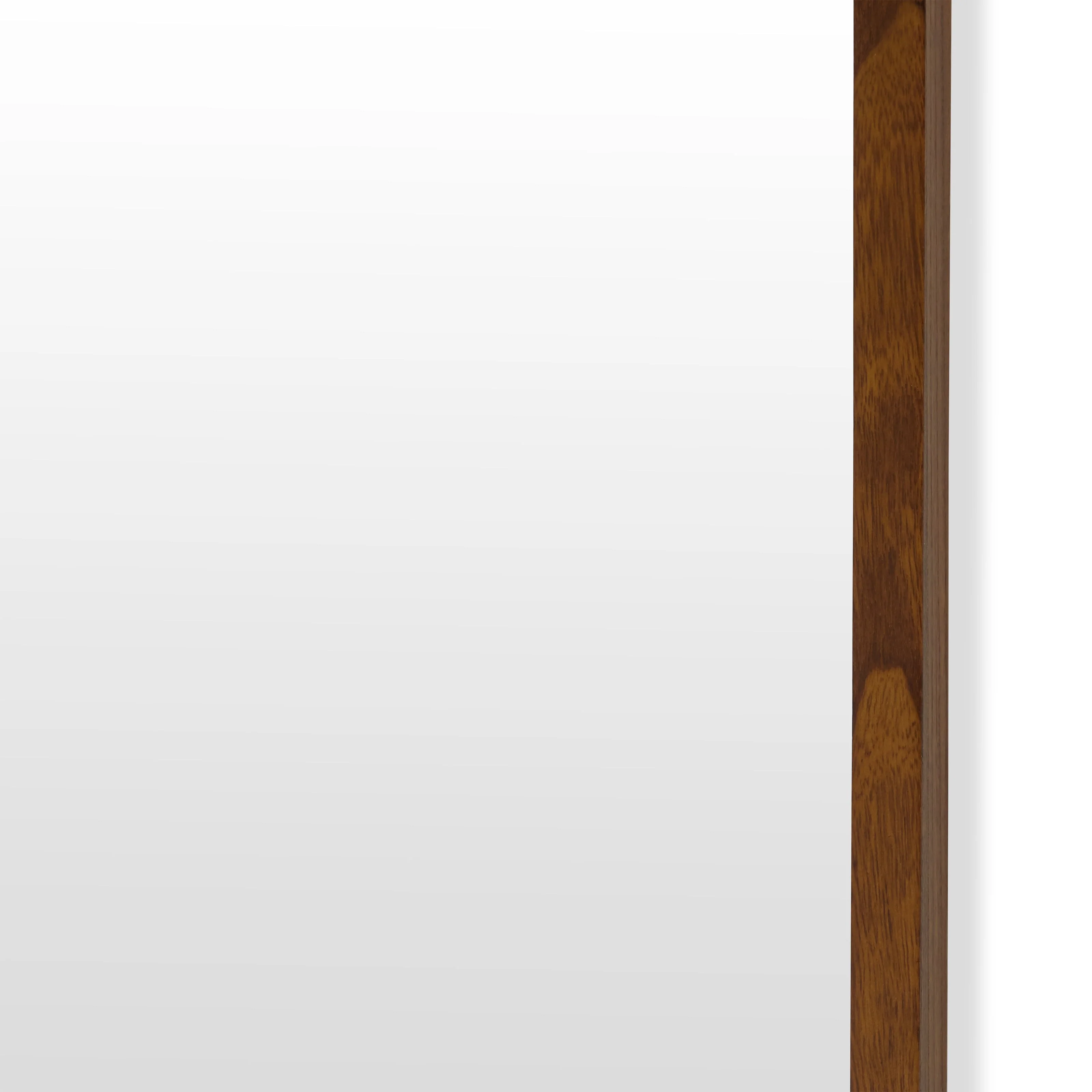 24" x 65" Brown Rectangle Wood Leaner Mirror by Drew Barrymore Flower Home - Image 5