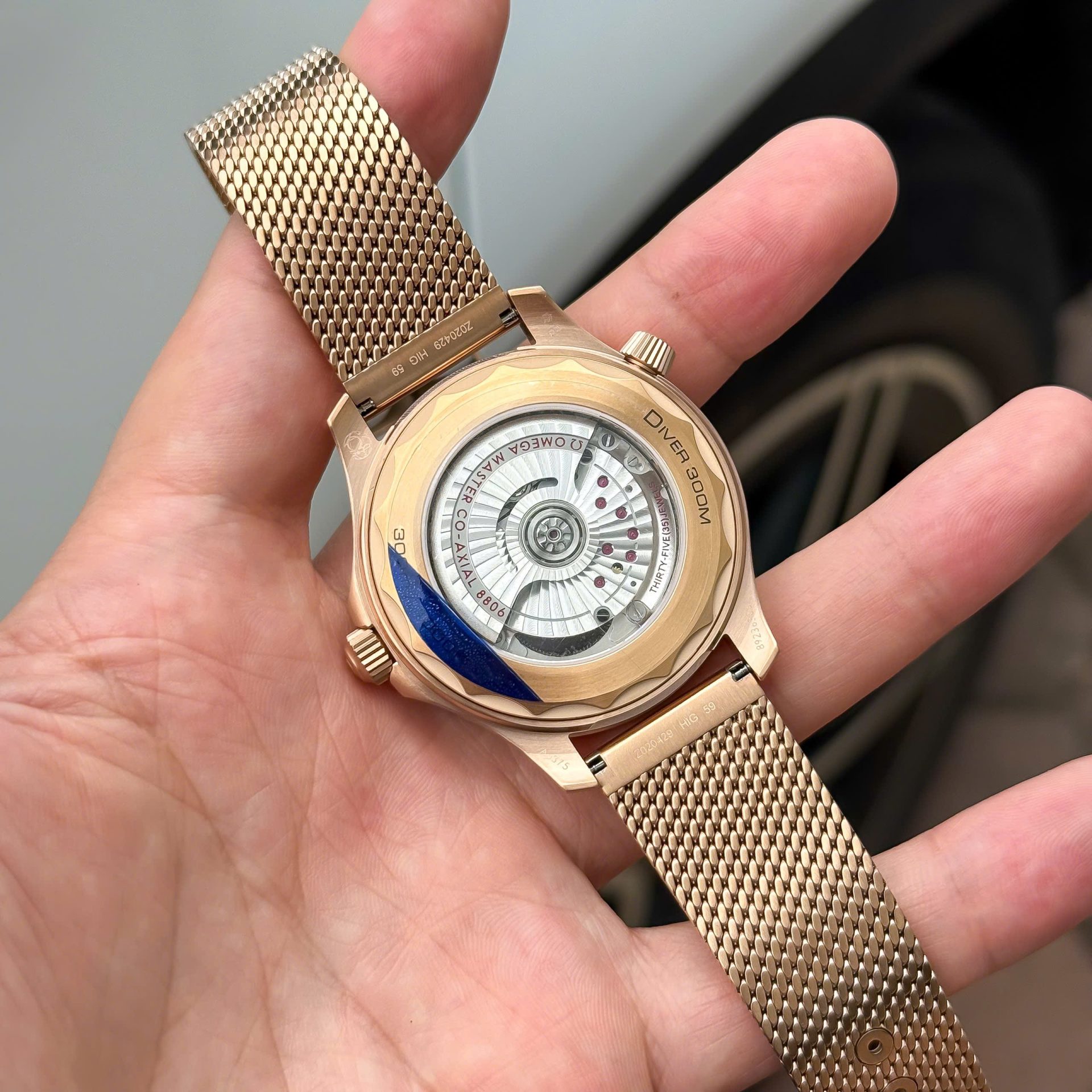 Omega Replica 11 Watch Seamaster Diver 300M Bronze Gold VS Factory 42mm - Top club