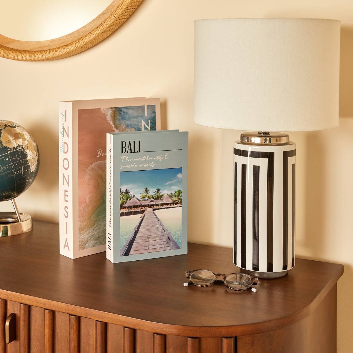 Decorative Box "Reso" Beige, 33x25 cm