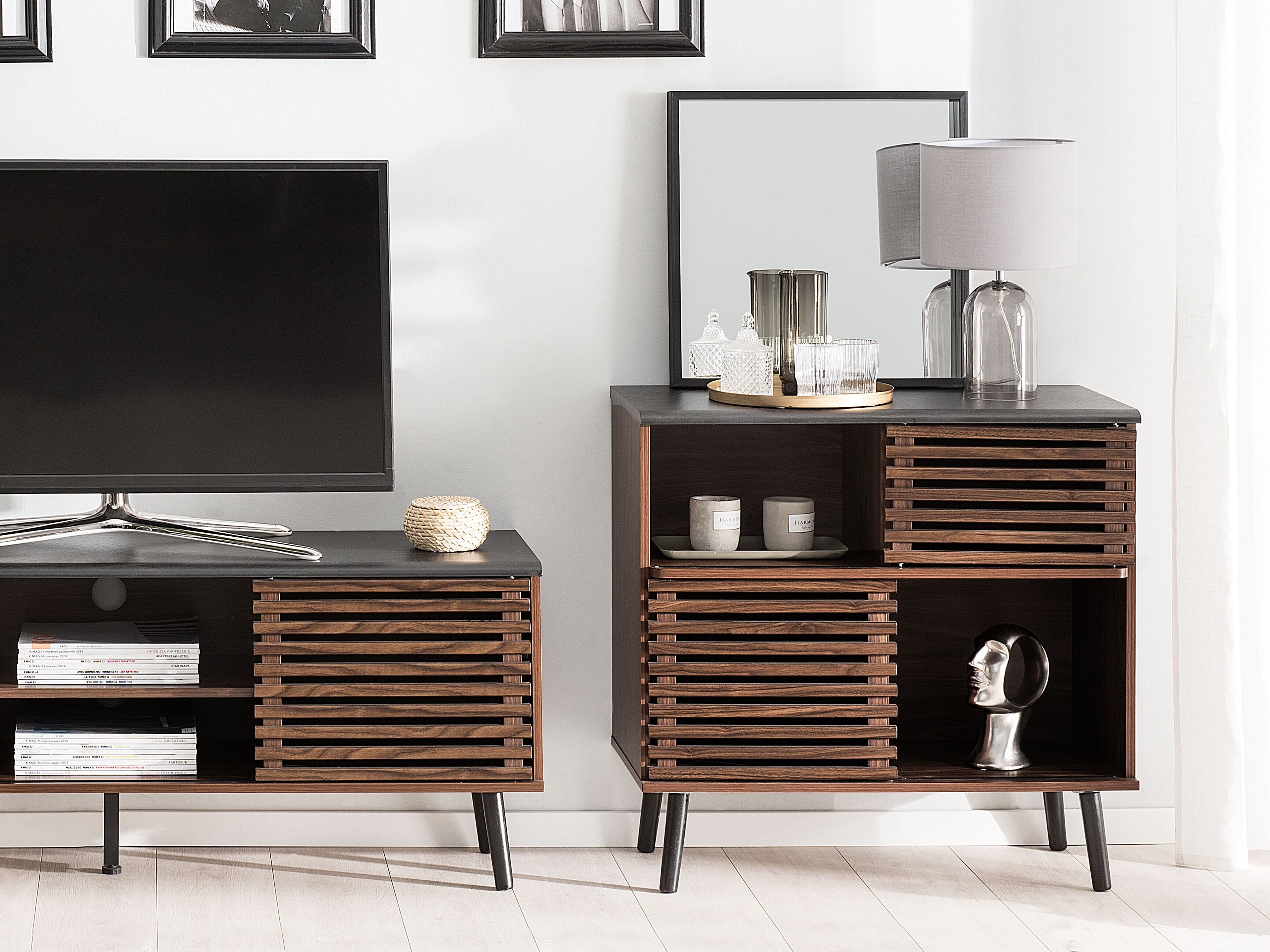 Cabinet PERTH Dark Brown