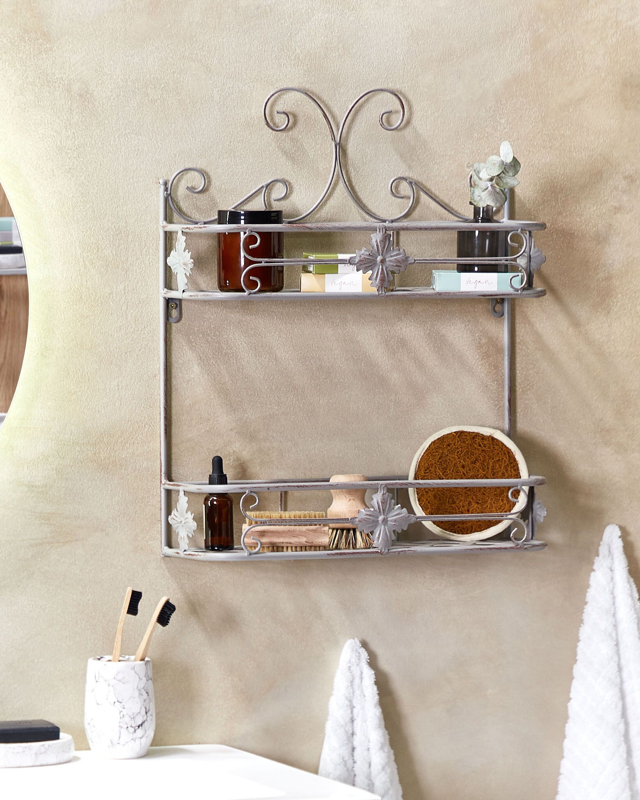 Wall Shelf MARAYES Metal Grey