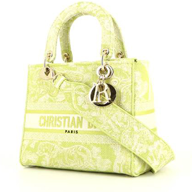 Dior Lady Dior handbag in blue denim1:1High-quality replica