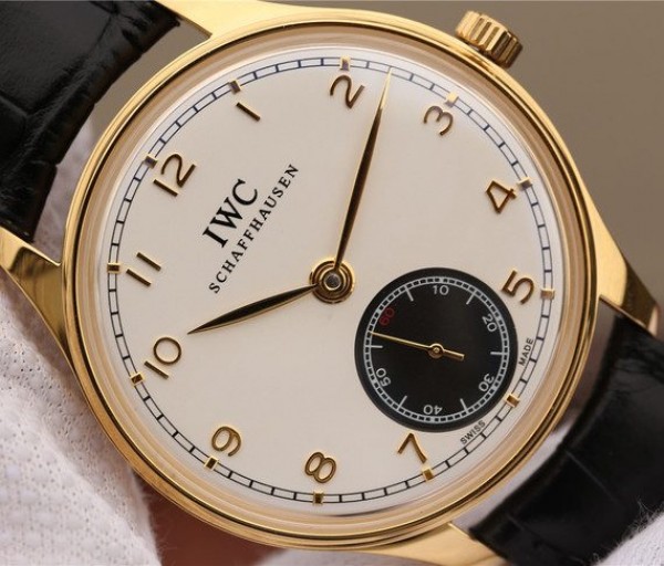 Replica IWC ZF Portuguese IW5454 YG White   Black Dial A6498 - Top club