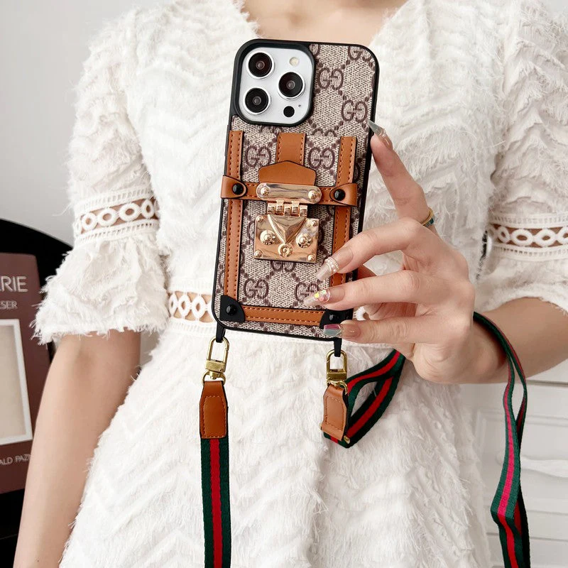 GG Card Bag Chain Classic iPhone Case - Wholesale & Influencer