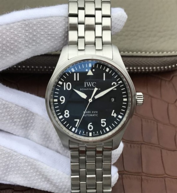 Replica IWC XF Mark XVIII IW3270 Black Dial SS Bracelet A2892 - Top club