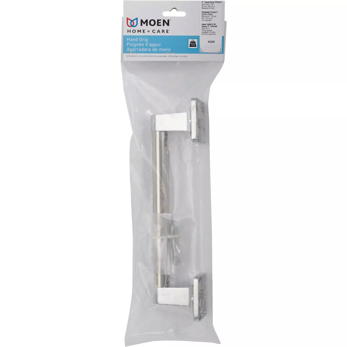Moen Home Care 9 In. Exposed Screw Grab Bar, Chrome