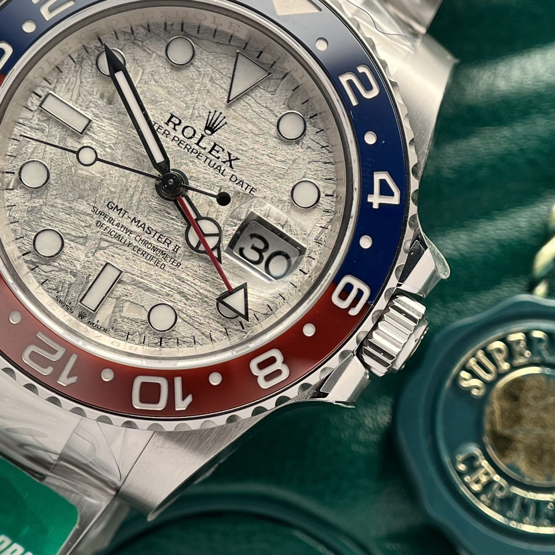 Rolex Replica Watch GMT-Master II 126719BLRO Meteorite Dial 40mm - Top club