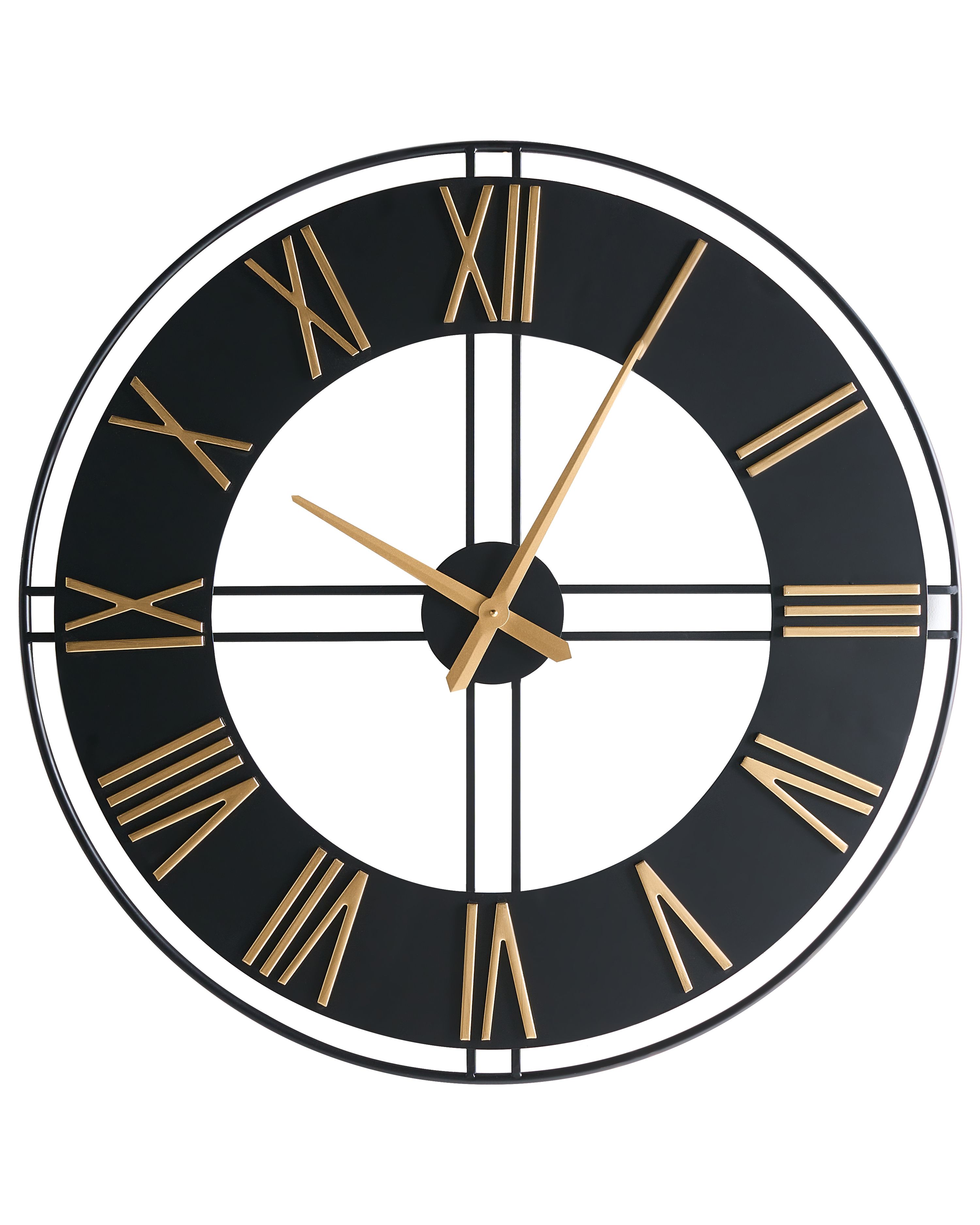 Wall Clock PERIGNY 80 cm Metal Black