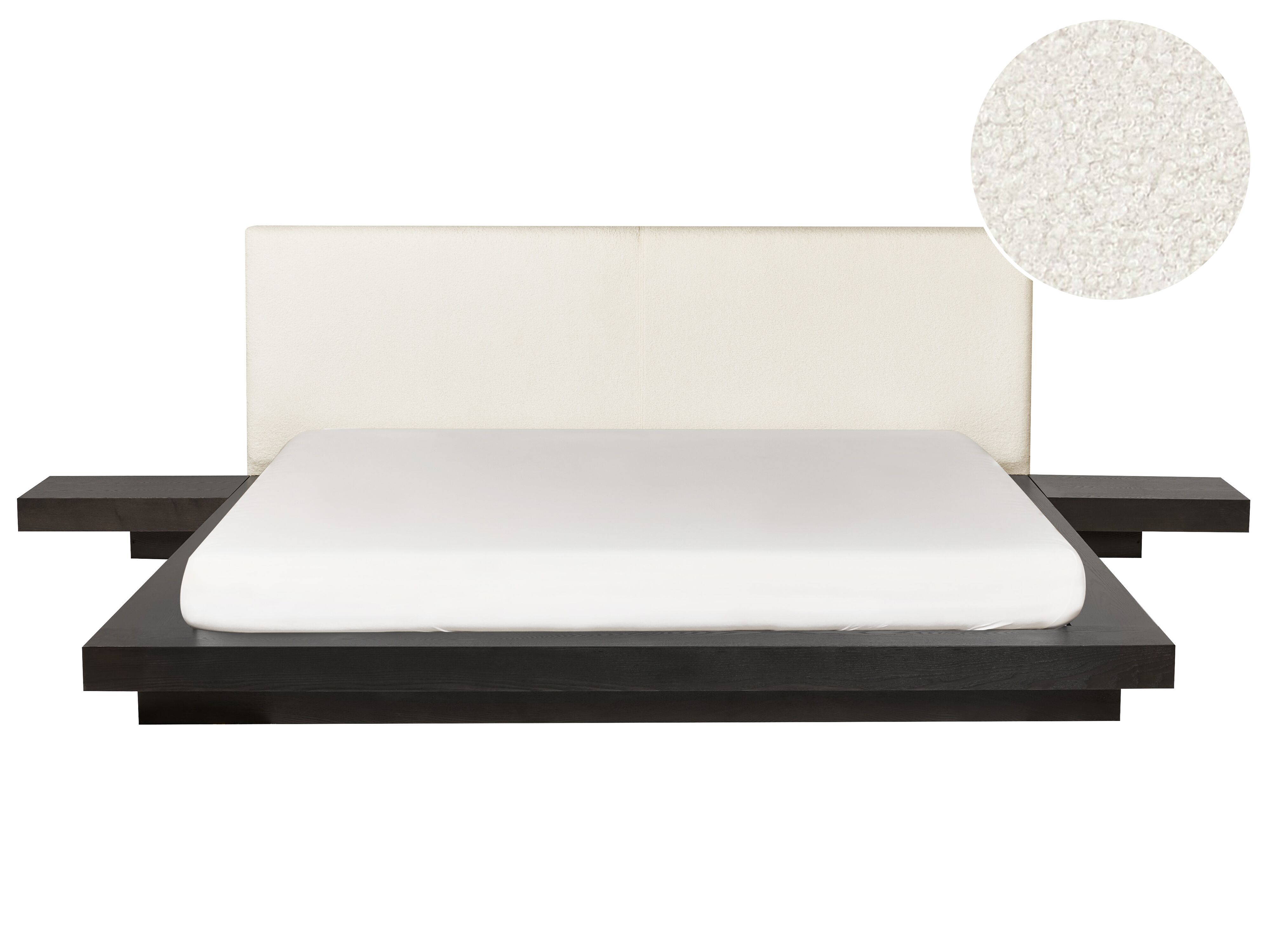 Waterbed Boucle ZEN 180 x 200 cm (EU Super King) Dark Ash Wood