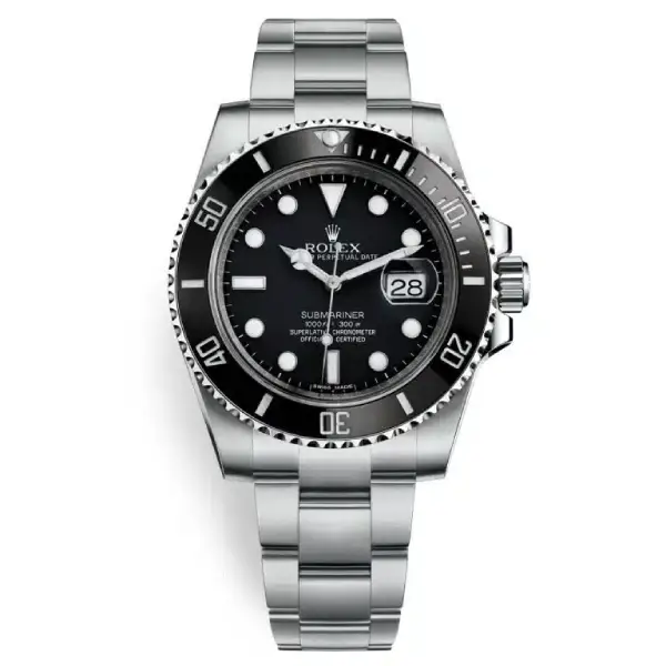 Rolex Submariner 116610LN  Oyster Perpetual Black Dial Replica - Elite Watch Atelier