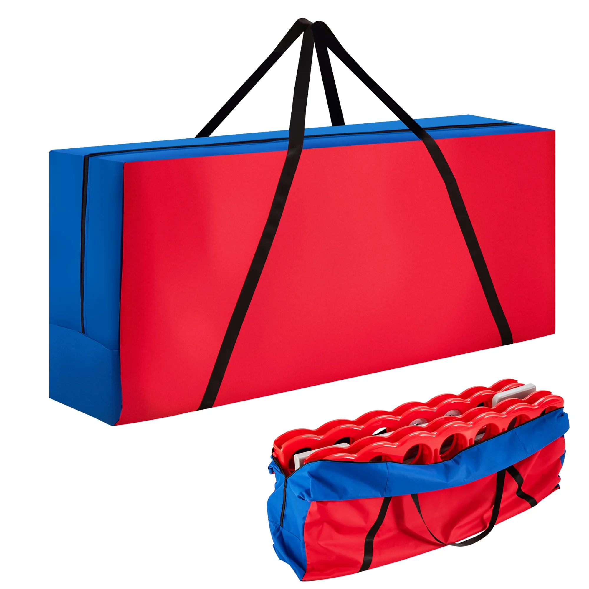 Costway Giant 4 in A Row Jumbo 4-to-Score Game Set W/Storage Carrying Bag for Kids Adult - Image 48
