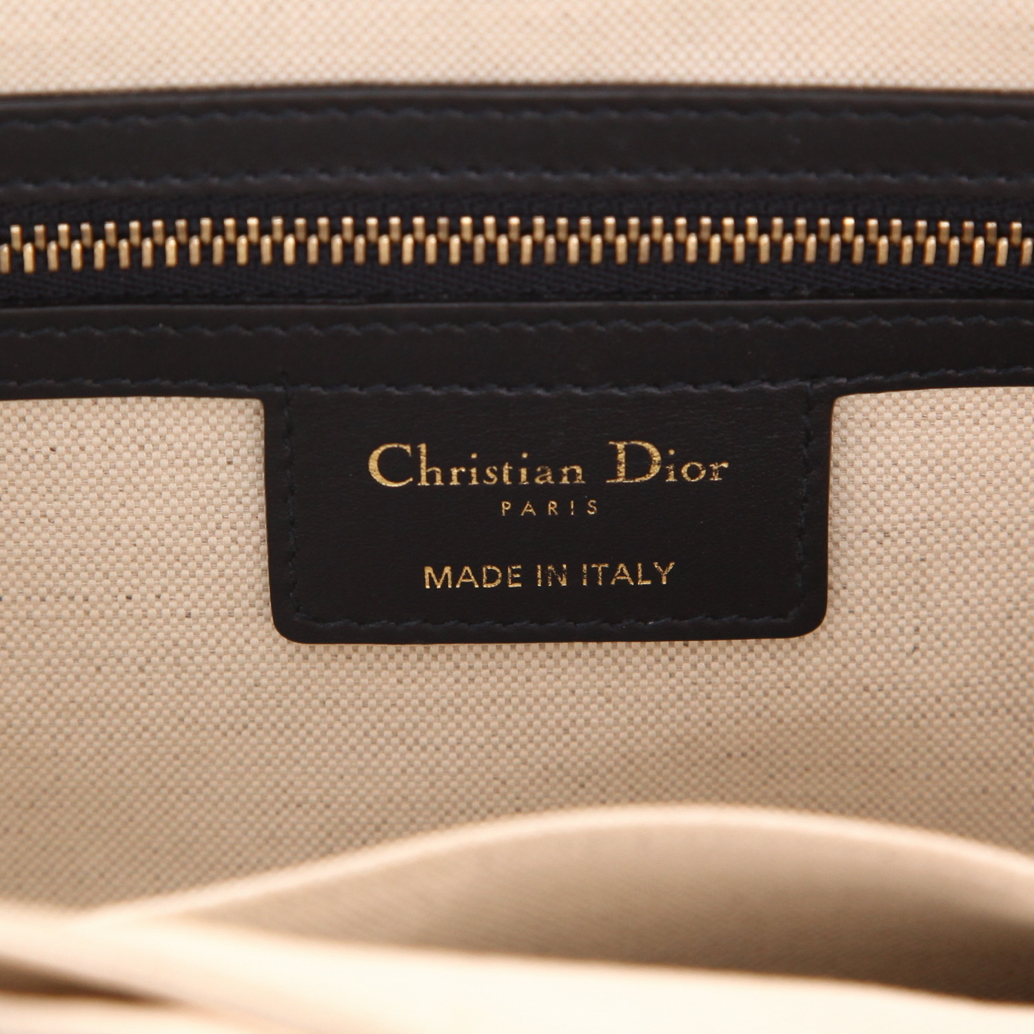 Dior shoulder bag in navy blue monogram canvas Oblique and navy blue leather1:1High-quality replica