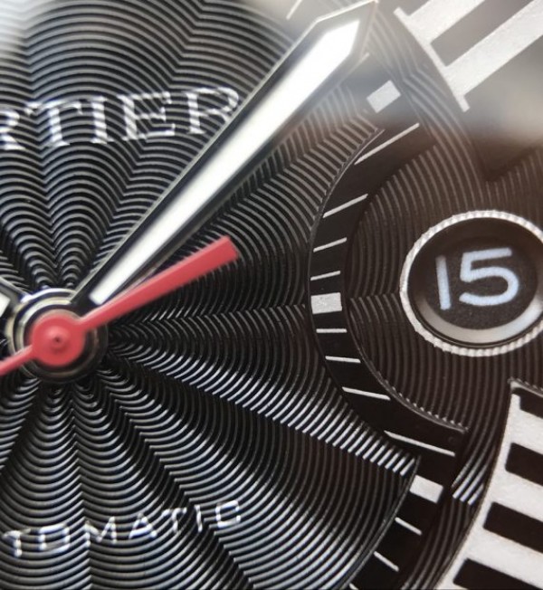 Replica Cartier JF Ballon Bleu 42mm DLC All Black Black Textured Dial Leather Strap A1847 - Top club