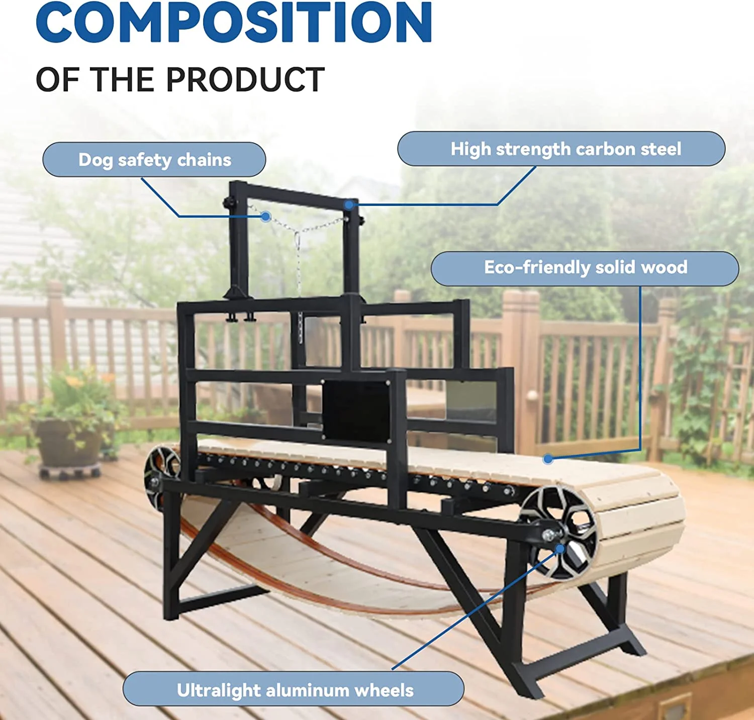 Dog Treadmill Walkable Workout Equipment Small Manual Machine for Large Dogs 10MPH - Image 2