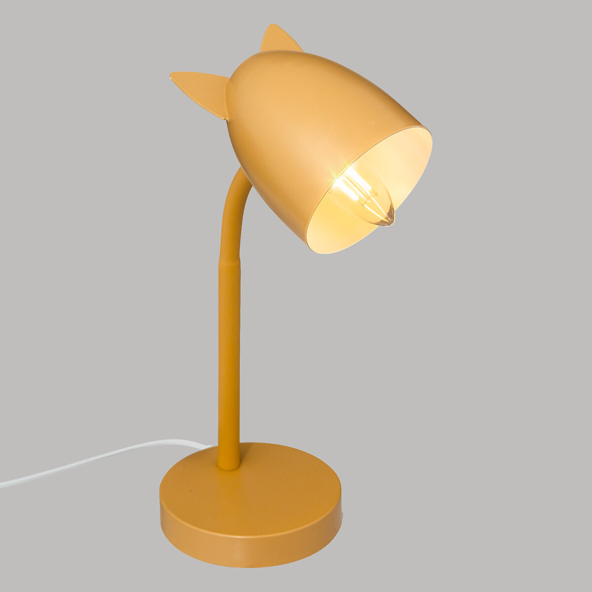 "Oreilles" kids' lamp Yellow ochre, H.31 cm