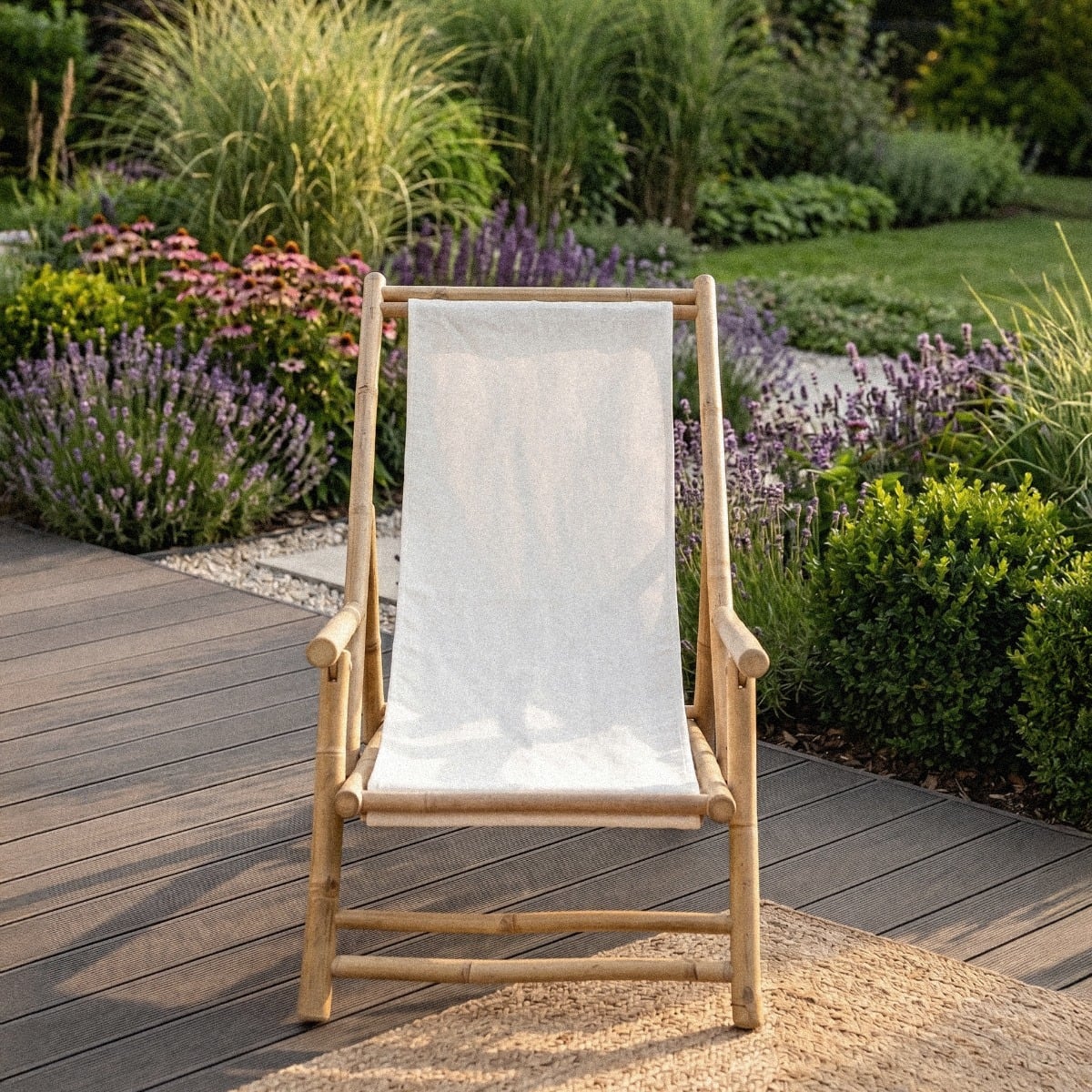 Leżak MARE Biały 59x107x85 cm