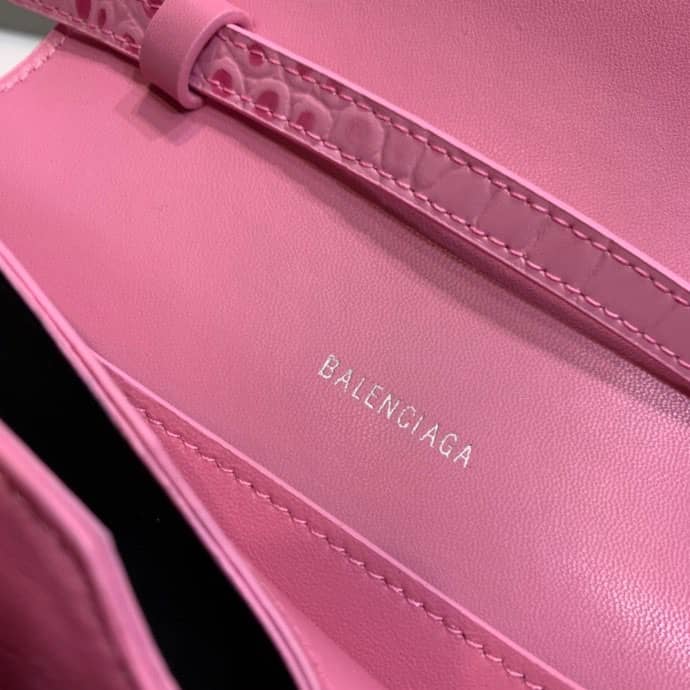 Balenciaga Crocodile Embossed Box Replica Shoulder Bag - Replicaclubs