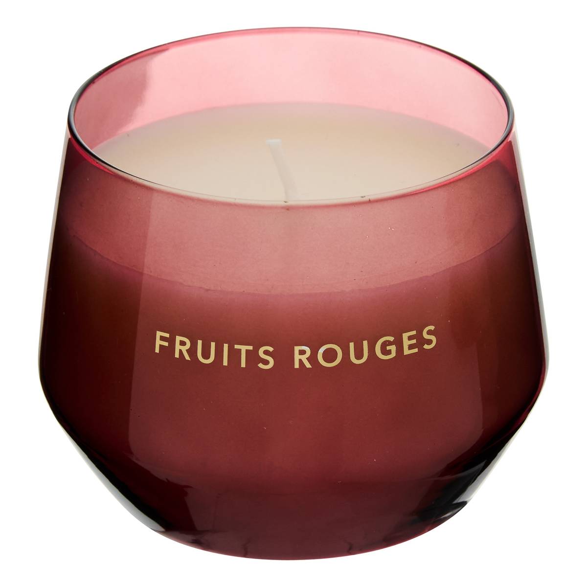 Scented Candle "Glowy" Fruity Scent, Red Fruits, 300g