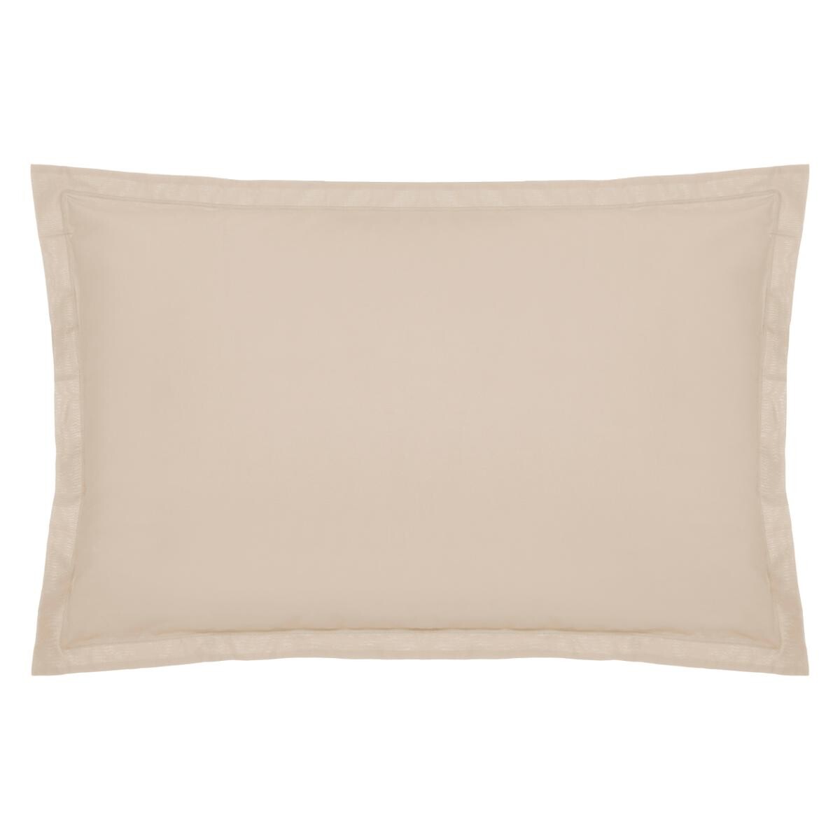 Pillowcase, cotton Beige, 50x70 cm