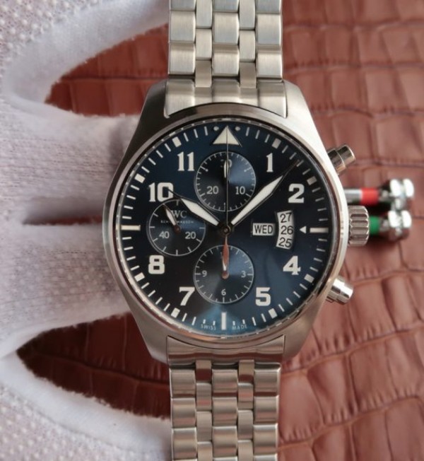 Replica IWC ZF Pilot Chrono 377706 Le Petit Prince SS Bracelet - Top club