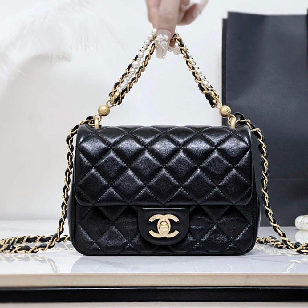 Chanel 24P Mini Square Black (Replica)1:1High-quality replica