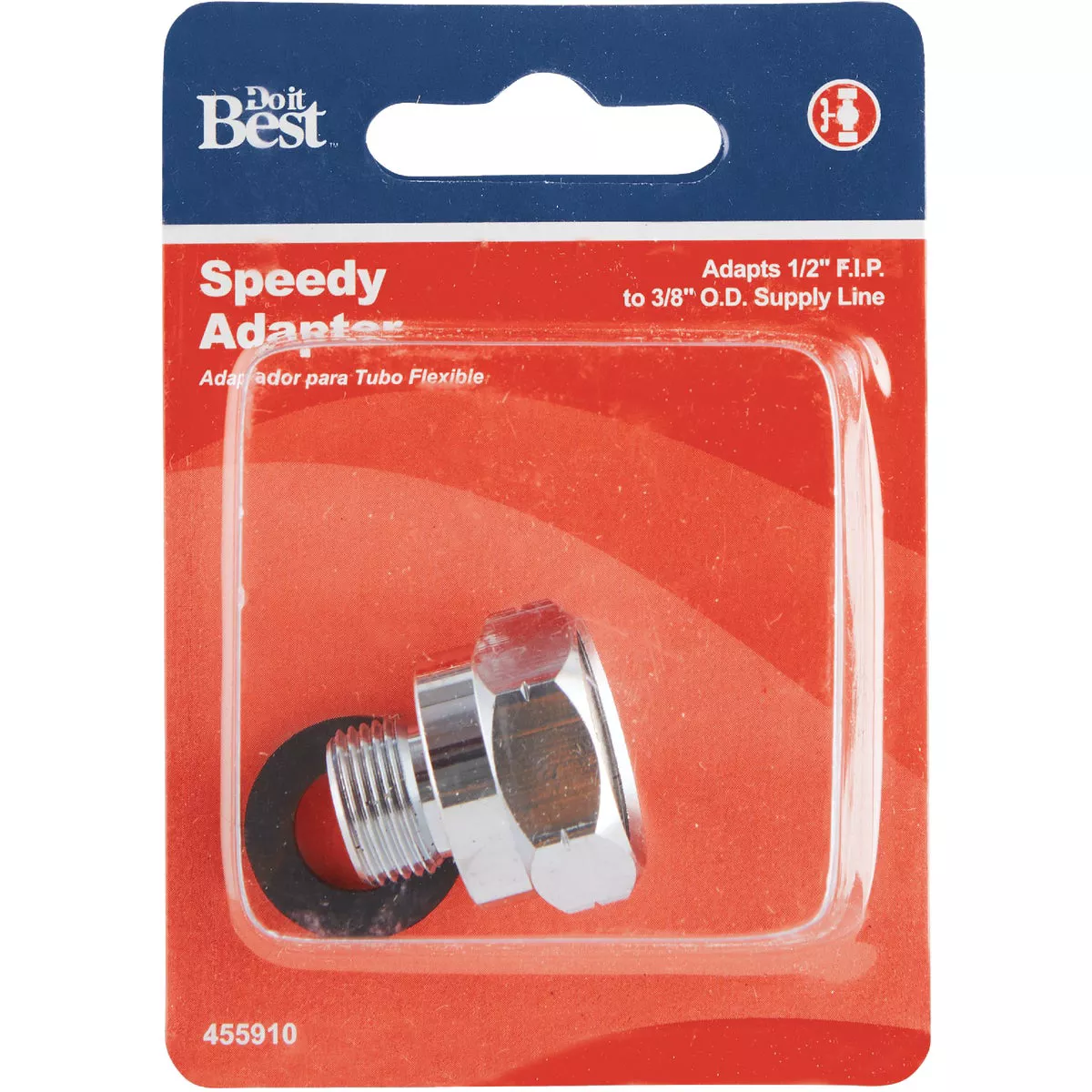 Do it Best 3/8 In. OD x 1/2 In. FIP Brass Adapter