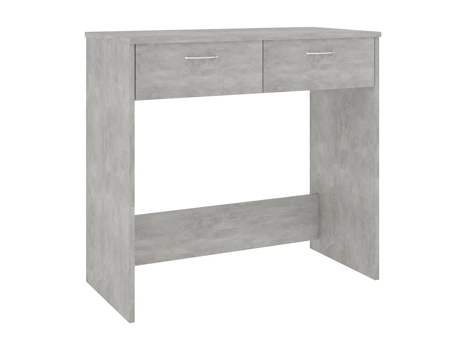 Bureau Gris béton 80x40x75 cm Aggloméré