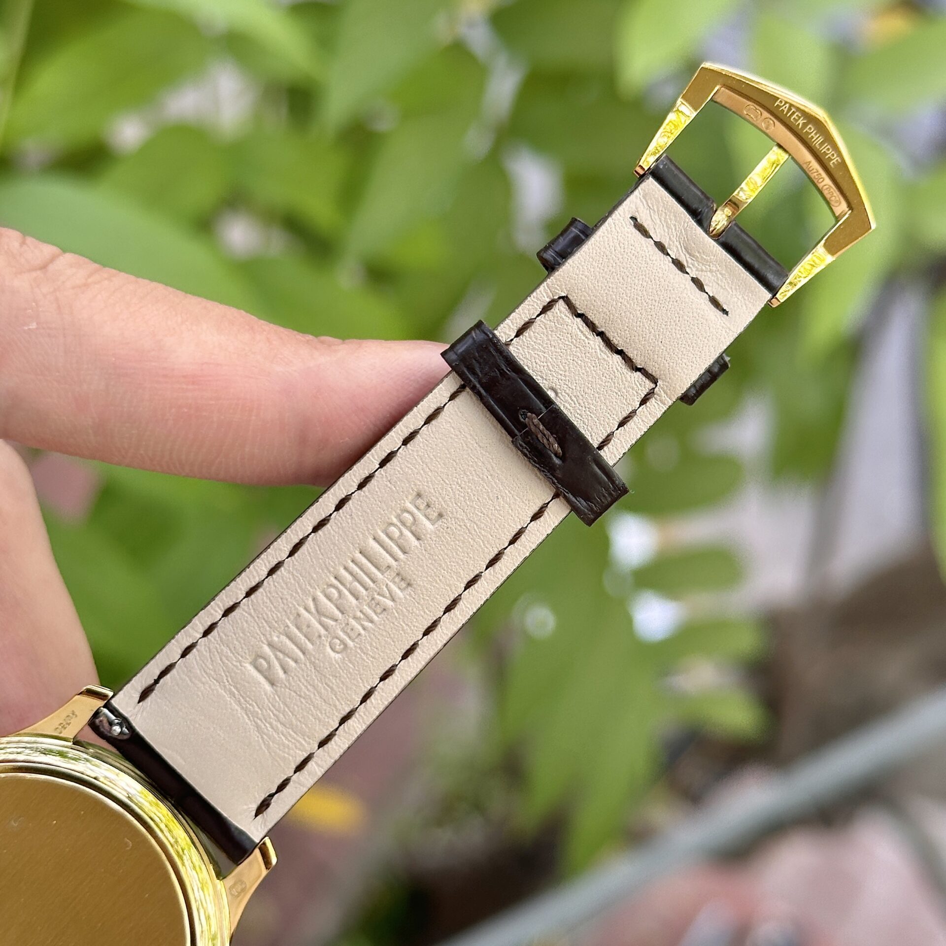 Patek Philippe Calatrava 5227J Replica Watch Leather Strap 3K Factory 39mm - Top club