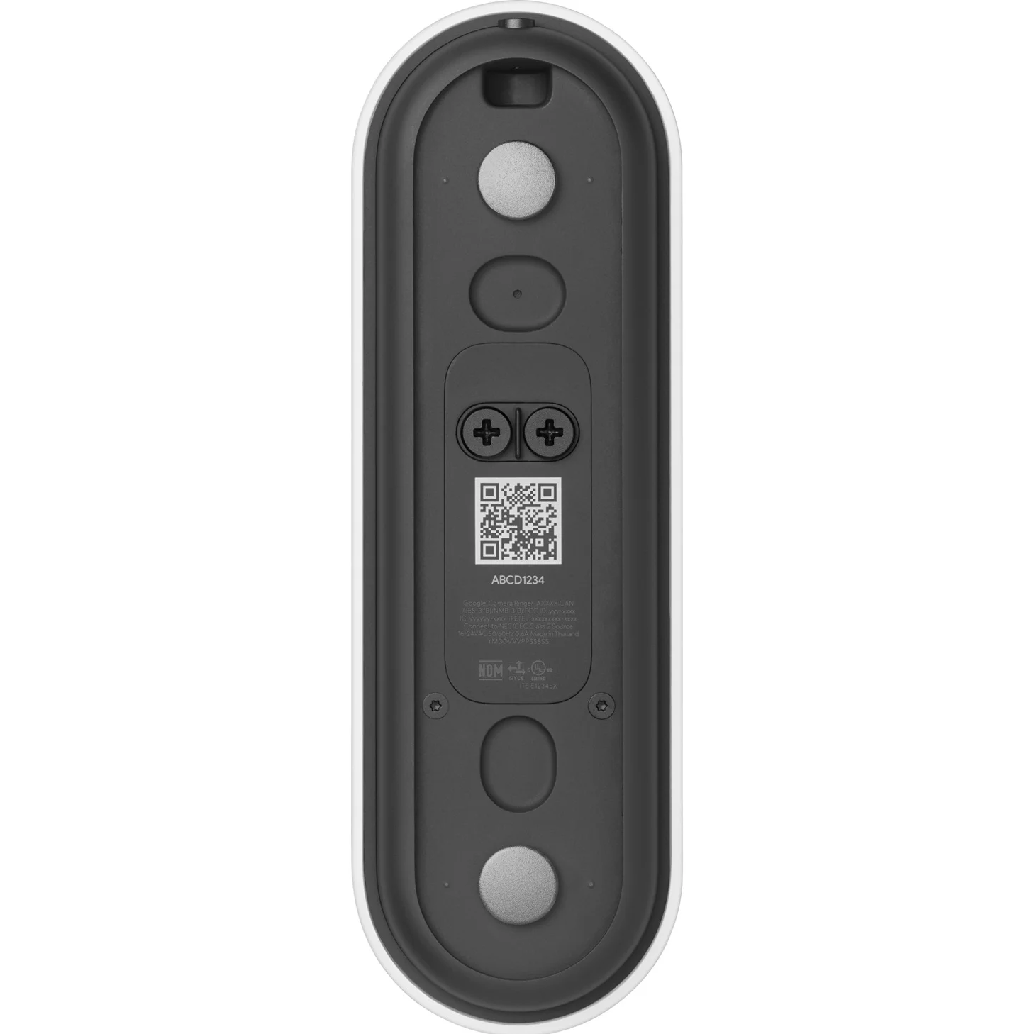 Google Nest Doorbell (Wired, 2nd gen) - Video Doorbell Camera - Doorbell Security Camera - Snow - Image 2
