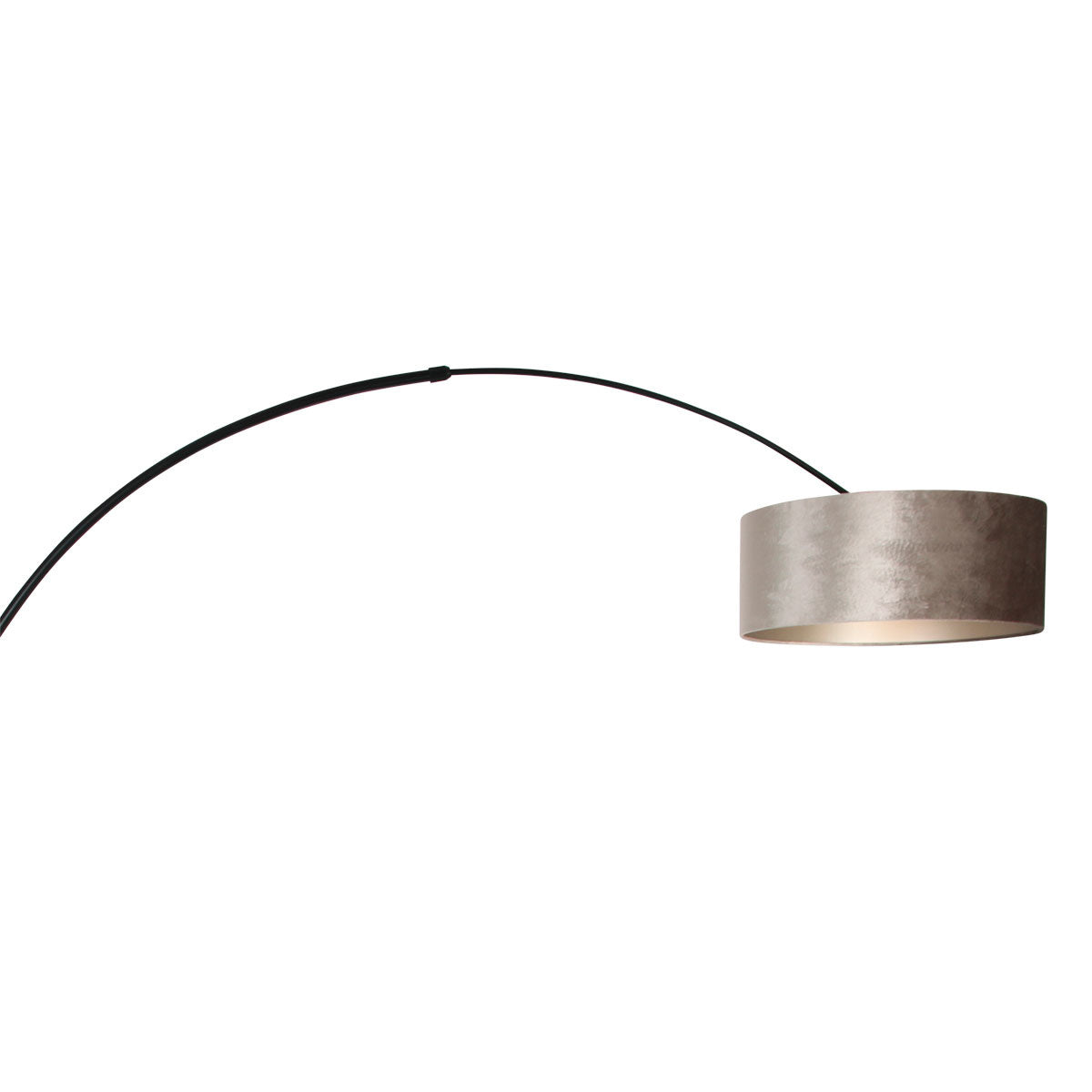 Steinhauer - vloerlamp - Sparkled Light - zwart - metaal stof -
