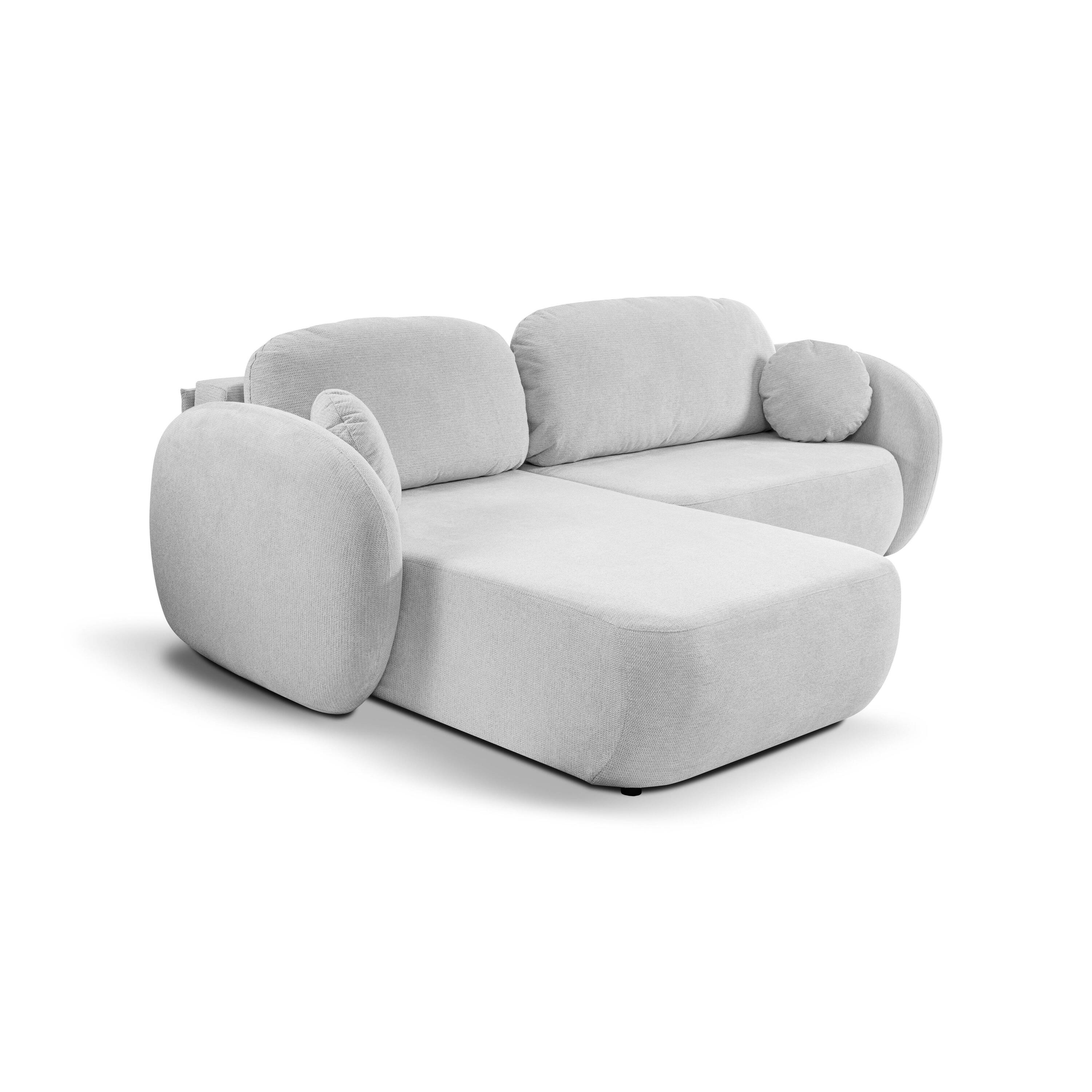 Blokker Orin Hoekbank Links met Slaapfunctie - Chenille - Beige