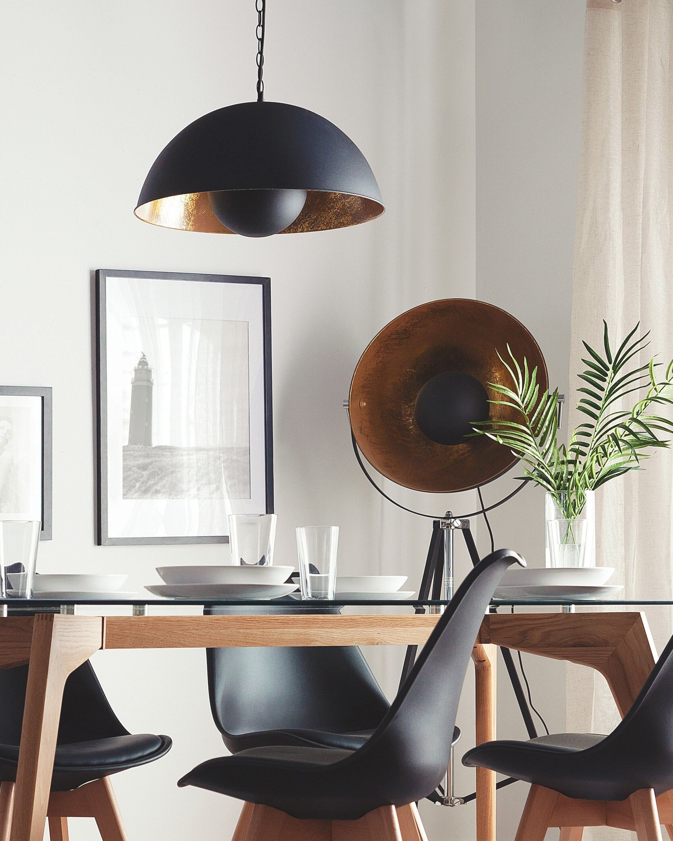 Pendant Lamp THAMES Metal Black