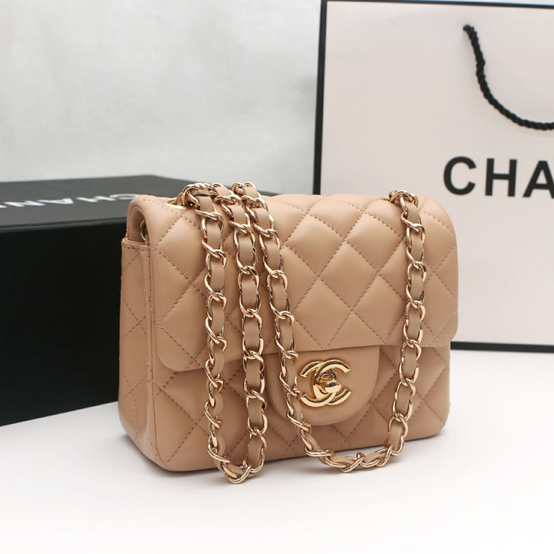 Replica Chanel Lambskin 17Cm Classic Flap Bag 11151:1High-quality replica