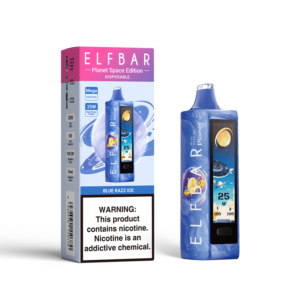 ELF BAR PLANET 25K vape usa e getta ricaricabile (tutti i gusti)