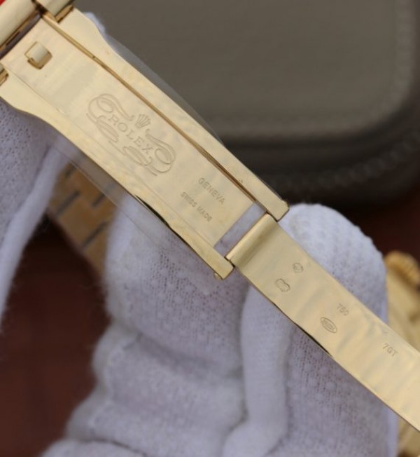 Replica Rolex Day-Date 40mm 228238 YG Noob YG Dial Lume Markers YG Bracelet A3255 - Top club